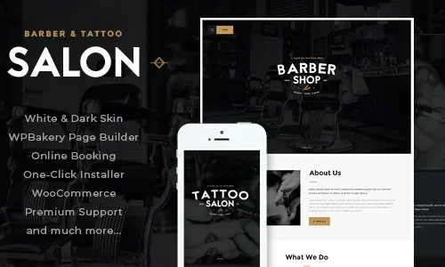 Barber 1.7 - Hair, Tattoo & Beauty Salons WordPress Theme