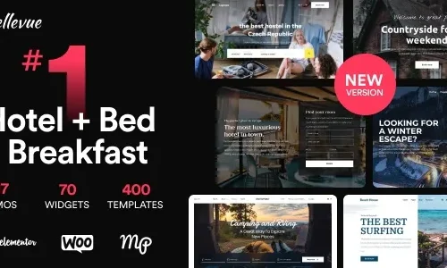 Bellevue 4.2.7 - Hotel + Bed and Breakfast Booking Calendar Theme
