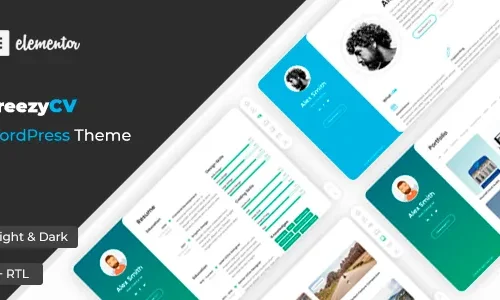 BreezyCV 1.5.2 - CV Resume WordPres Theme