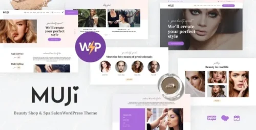 best beauty shop WordPress theme spa salon download