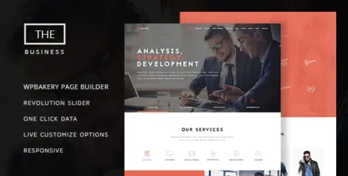 best one page business WordPress theme premium download