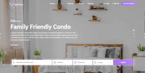 WP Rentals 3.13.1 - Booking Accommodation WordPress Theme