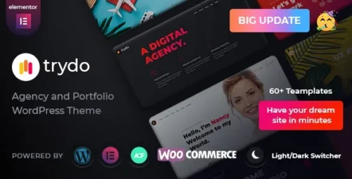 best Trydo WordPress theme creative agency portfolio download