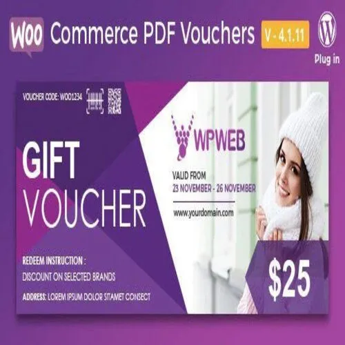 best WooCommerce PDF Vouchers plugin for gift cards download