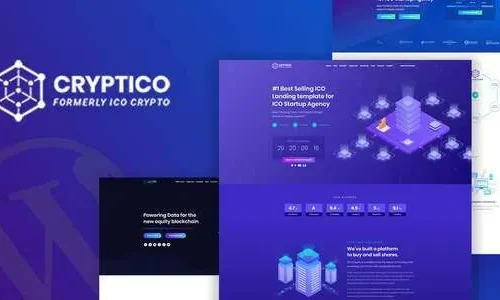 Cryptico 1.4.11 - ICO Crypto Landing & Cryptocurrency WordPress Theme