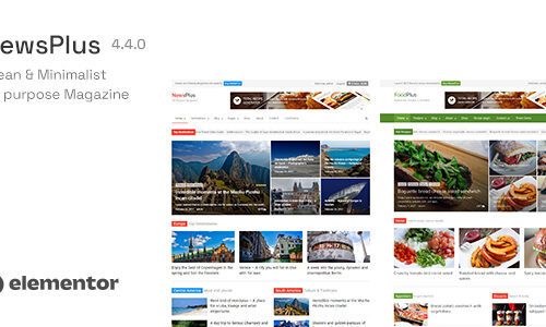 NewsPlus 4.2.0 - News and Magazine WordPress theme