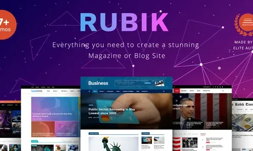 Rubik 2.9.1 - A Perfect Theme for Blog Magazine Website
