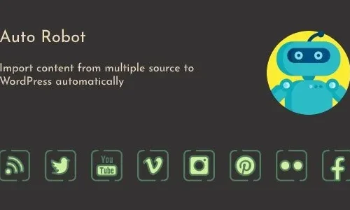 Auto Robot 3.0.5.42 – WordPress Auto-blogging Plugin