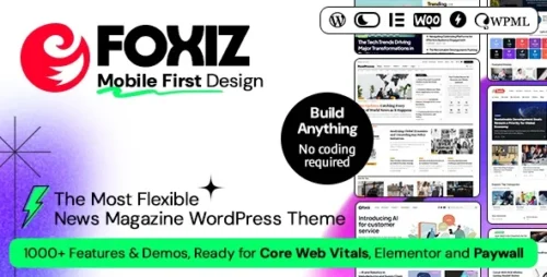 Foxiz 2.6.7 – WordPress Newspaper News and Magazine
