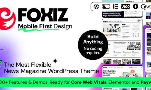 Foxiz 2.6.7 – WordPress Newspaper News and Magazine