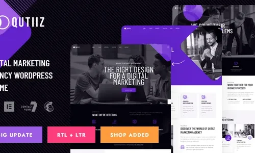 Qutiiz 1.3 – Digital Marketing Agency WordPress Websites