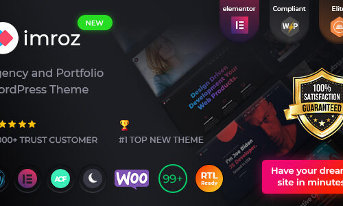Imroz 1.5.0 – Agency & Portfolio WordPress Theme