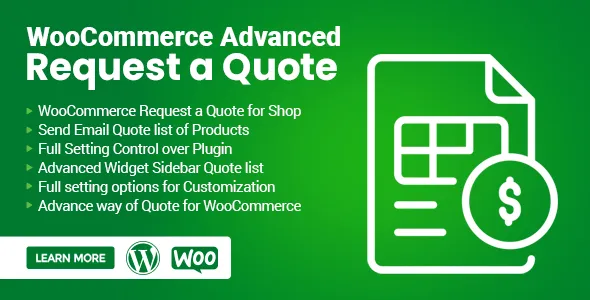 WooCommerce Request a Quote Extension best WooCommerce request a quote plugin instant download