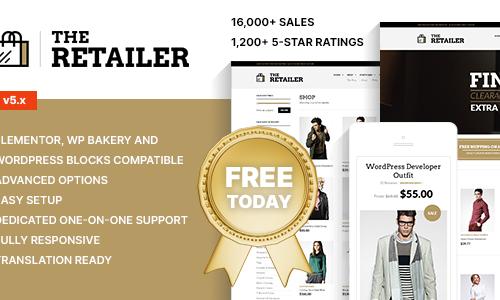 The Retailer 5.7 – Premium WooCommerce Store Theme