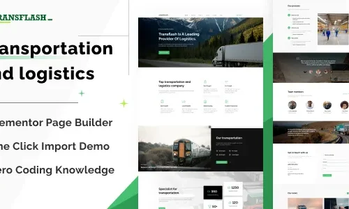 Transflash 1.0.8 – Transportation and Logistics WordPress Theme