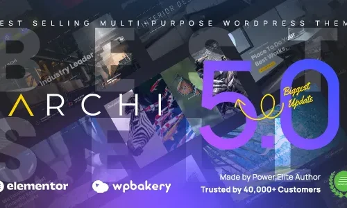 Archi 5.0.2 – Interior Design WordPress Theme