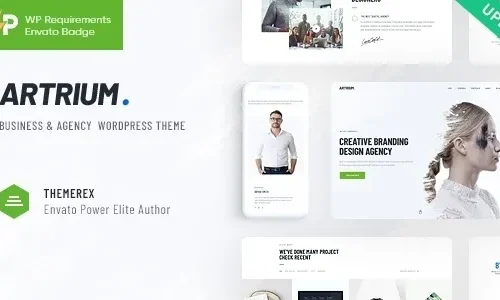 Artrium 1.0.10 – Creative Agency & Web Studio WordPress Theme