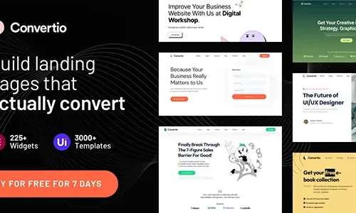 Convertio 3.0.0 – Conversion Optimized Landing Page Theme