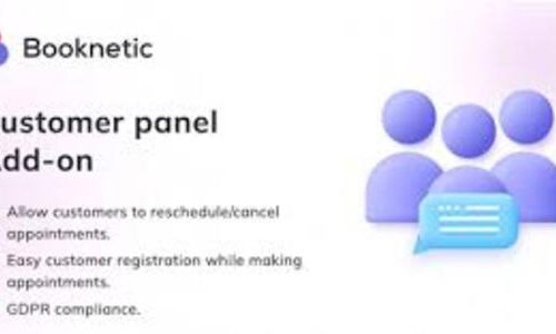 Customer Panel for Booknetic 1.3.6