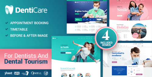DentiCare 1.3.4 – Medical, Dentist & Dental Clinic Theme