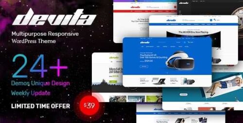 Devita 1.7.2 – Multi-purpose WooCommerce WP Website