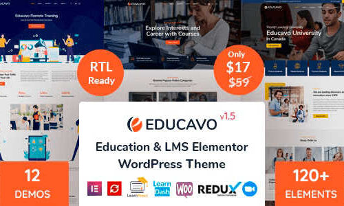 Educavo 3.0.8 - Multipurpose Online Courses & Education