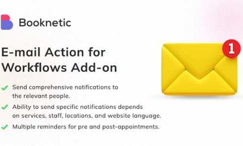 Email action for Booknetic Workflows 1.2.1
