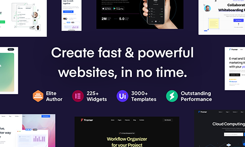Framer 4.1.1 – Startup & SaaS WordPress Theme