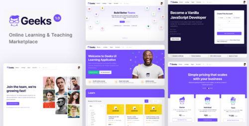 Geeks 1.2.22 – Online Learning Marketplace WordPress Theme