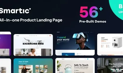 Smartic 2.1.4 – Product Landing Page WooCommerce Theme