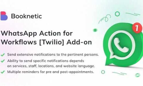 Twilio Whatsapp action for Booknetic Workflows 1.1.0