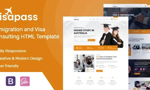 Visapass 1.1.0 – Immigration Consulting WordPress Theme