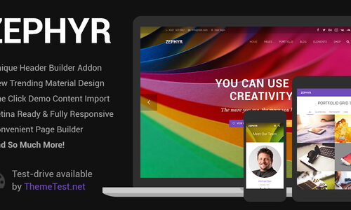 Zephyr 8.31.2 – Material Design Theme