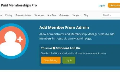 Add Member From Admin Addon 0.7.2 - Paid Memberships Pro