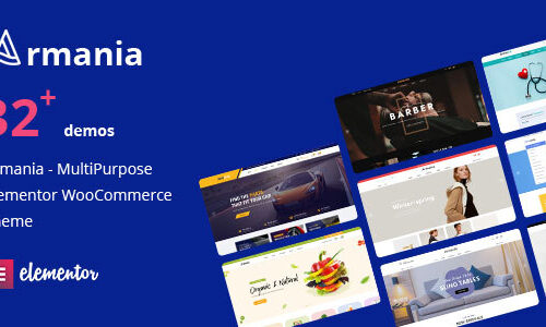 Armania 1.3.7 – Fashion, Furniture, Organic, Food Multipurpose Elementor WooCommerce Theme