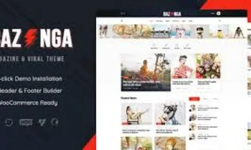 Bazinga 1.1.7 – Modern Magazine & Viral Blog WordPress Theme