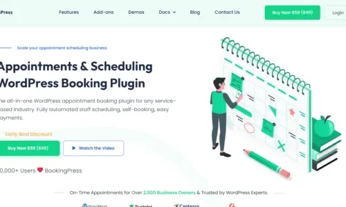 BookingPress Pro 5.0.1 – Appointments & Scheduling WordPress Booking Plugin