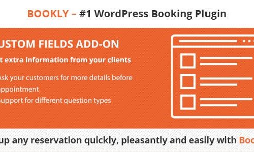 Bookly Custom Fields addon 4.1