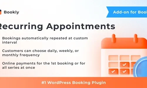 Bookly Recurring Appointments addon 5.8