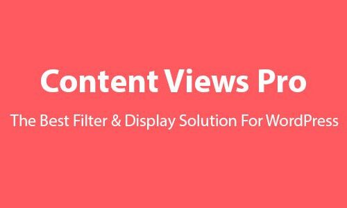Content Views Pro 6.4.0 – Best Filter & Grid Plugin For WordPress
