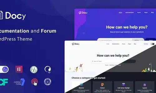 Docy 4.0.3 – Documentation and Knowledge base WordPress Theme with Helpdesk Forum