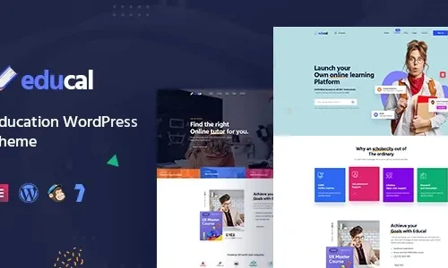 Educal 1.3.7 – Online Courses & Education WordPress Theme + RTL