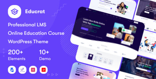 Educrat 1.0.17 – Online Course Education WordPress Theme