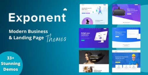 Exponent 1.3.0.8 – Modern Multi-Purpose Business WordPress Theme