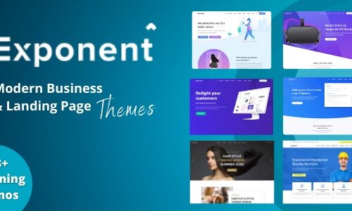 Exponent 1.3.0.8 – Modern Multi-Purpose Business WordPress Theme