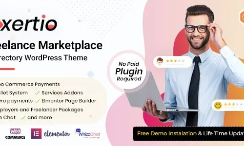 Exertio 1.2.8 – Freelance Marketplace Premium WordPress Theme