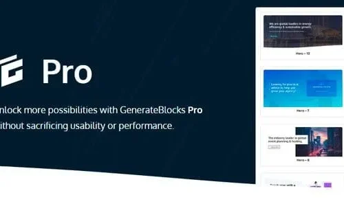 GenerateBlocks Pro 2.4.0 + Free 1.7.3