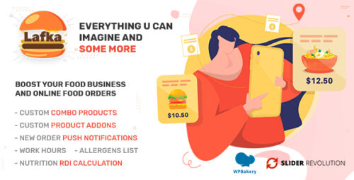 Lafka 4.5.1 – Multi Store Burger, Pizza & Food Delivery WooCommerce Theme