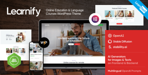 Learnify 1.13.0 – Online Education Courses WordPress Theme