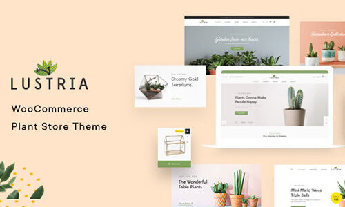 Lustria 4.5 – MultiPurpose Plant Store WordPress Websites